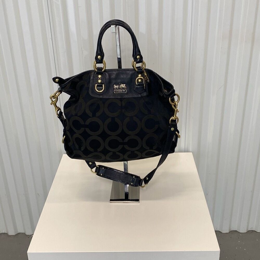 Coach Y2K OP Art satchel handbag - Gem